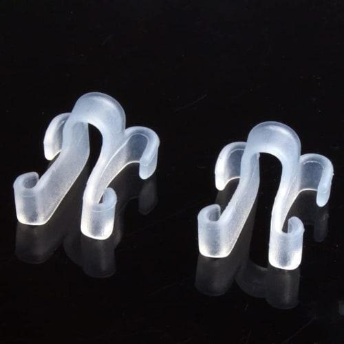 Soft Silicone Nose Pins, Set of 2, Anti-Snoring Device, Nasal Dilation, Nasal Breathing, Snoring, and Nasal Congestion, White