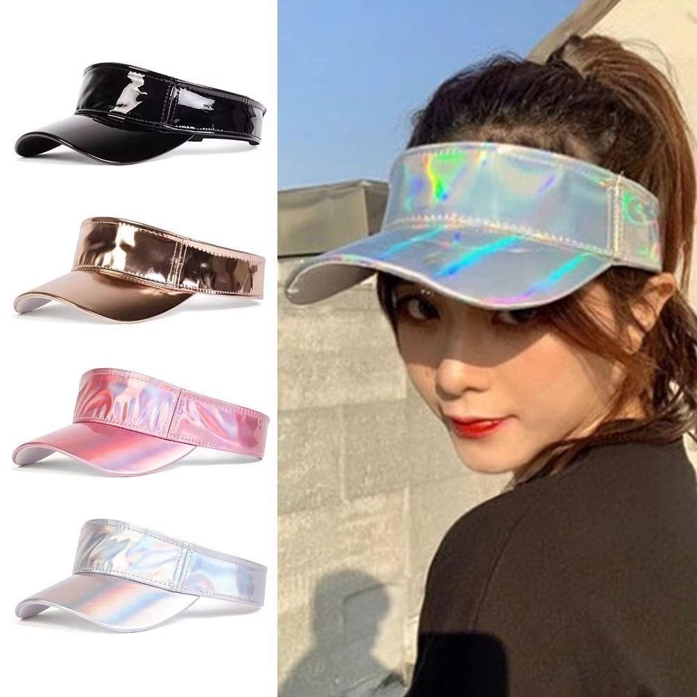 Hip-Hop Stil Laser Baseballkappen Verstellbare Sonnenhut Mütze Outdoor Sport Leere Kopfbedeckung Unisex