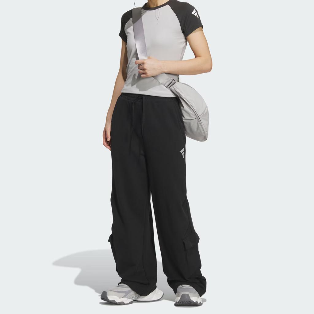 adidas FOS FW25 Future Style Joggers Knitted Loose Mid-Waist Drawstring Casual Pants Women Joggers KS0076