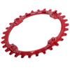104BCD Single Speed Chainring Aluminum Alloy 30T Chainring Crank Accessories for Mountain BikeRed