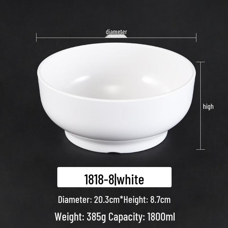 Molona Melamine Ramen Noodle Bowls - Pack of 3