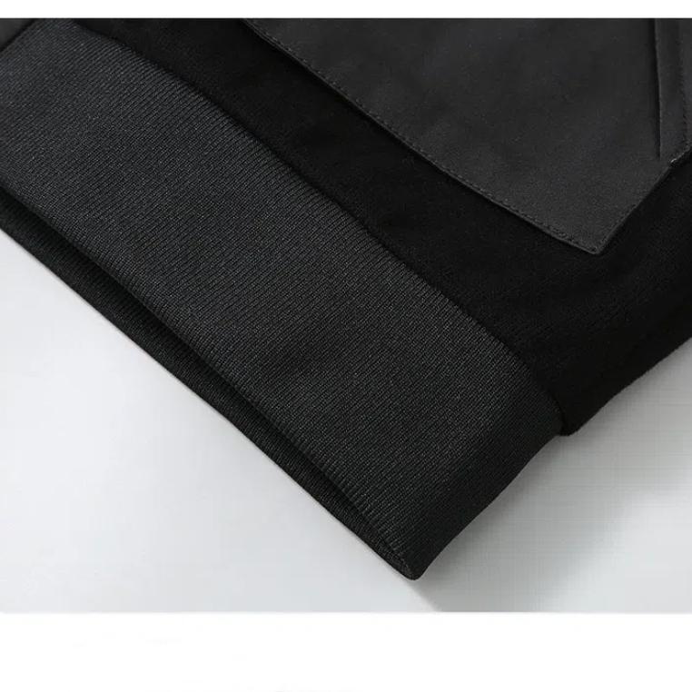 Men's Plus Size Big Tall American Workwear Hooded Jacket Casual Oversized Coat 4XL-10XL