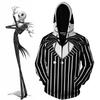 The Nightmare Before Christmas Jack Skellington 3d Cosplay Costume Hoodie With Vibrant Digital Print And Soft Breathable Material