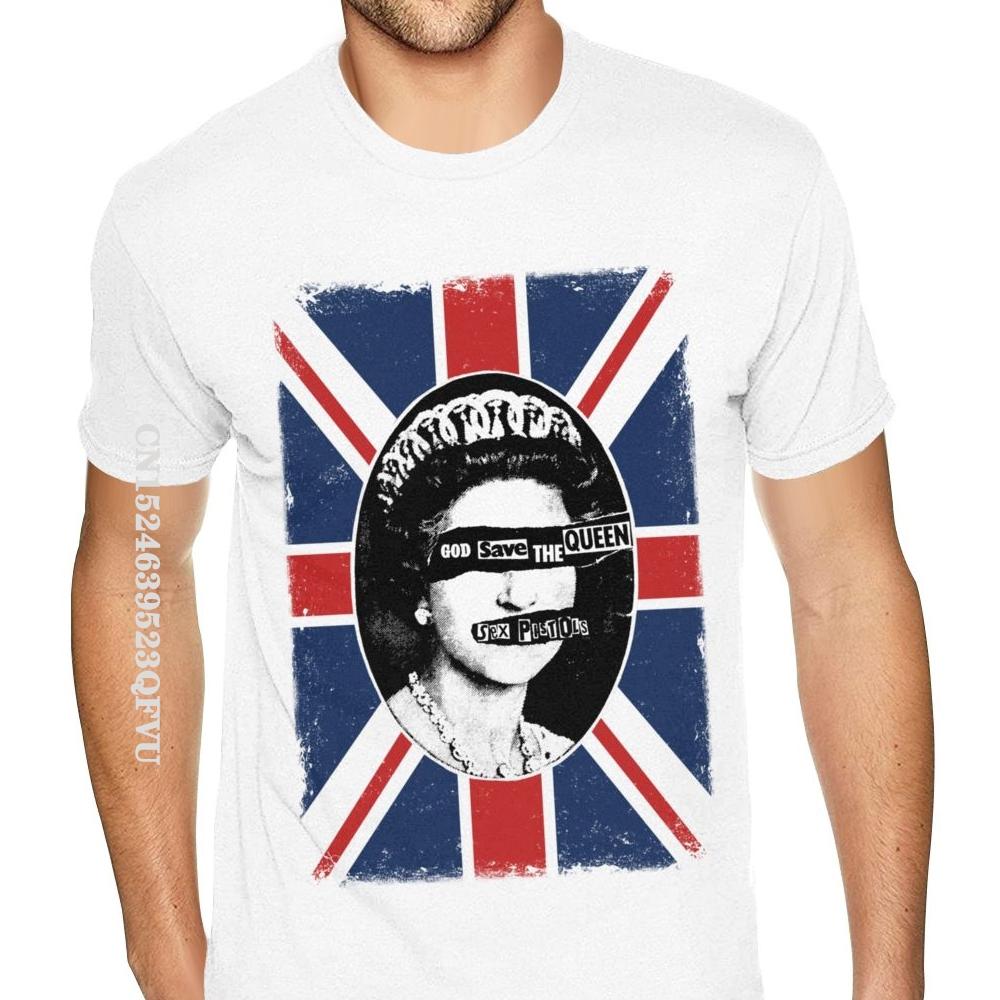 Sex Pistols Tee God Save The Queen Cotton Boys Make Your Own Top T-shirts Normal Brand Mens Tops T Shirt Normal Cotton