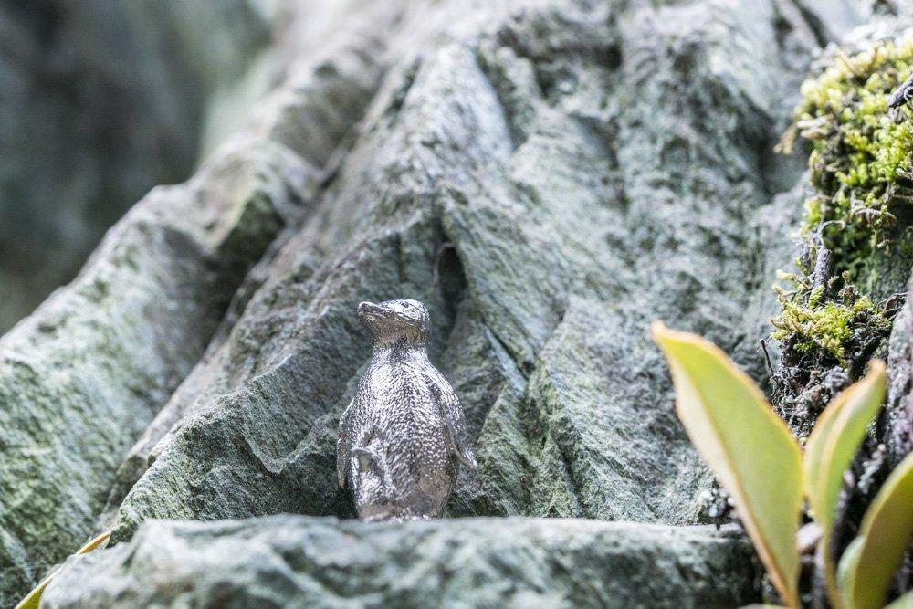 Pinguin (Elternteil und Kind) Hergestellt in England Tierkunst-Figuren-Sammlung