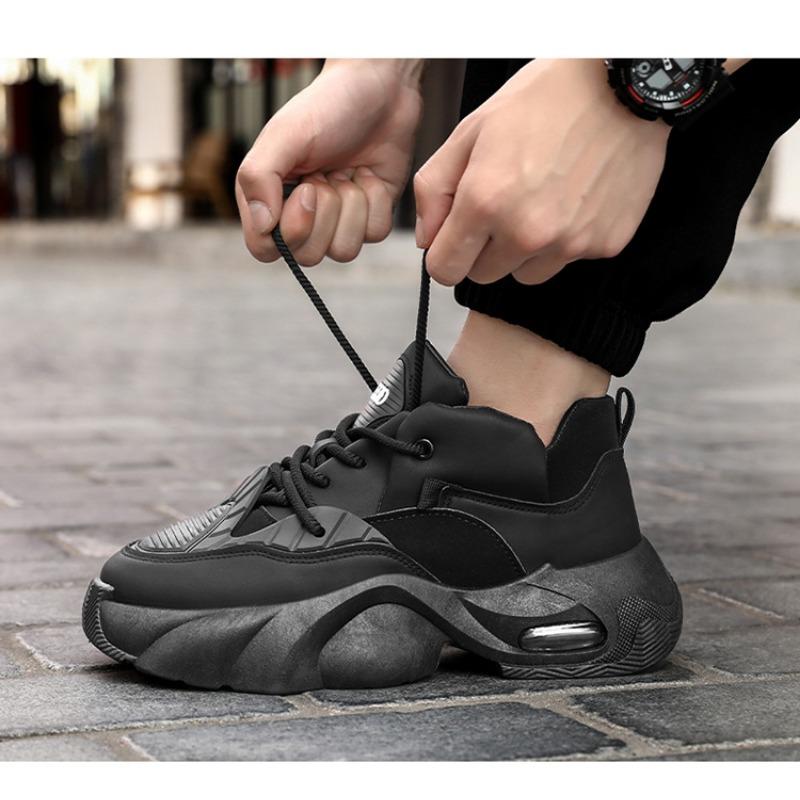Men S Thick Sole Breathable Casual Sports Chunky Dad Sneakers
