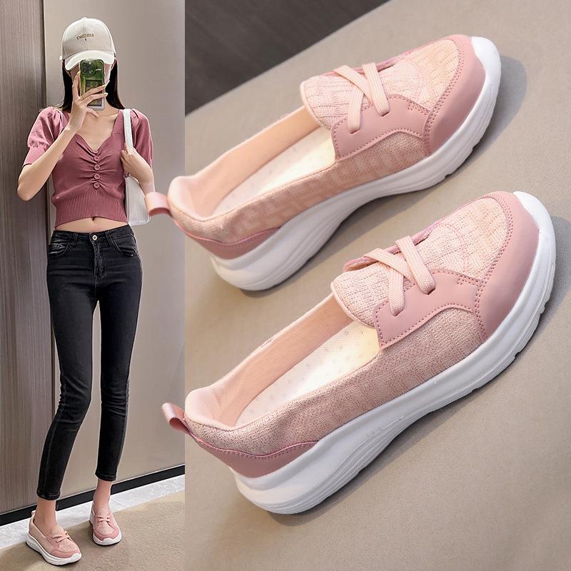 Women's Casual Slip-on Sports Shoes - All-Season, One-Step, Cross-Border Design