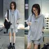 Women's Casual 2-Piece Set Loose Hooded Short Sleeve T-Shirt + Shorts Summer Loungewear Streetwear