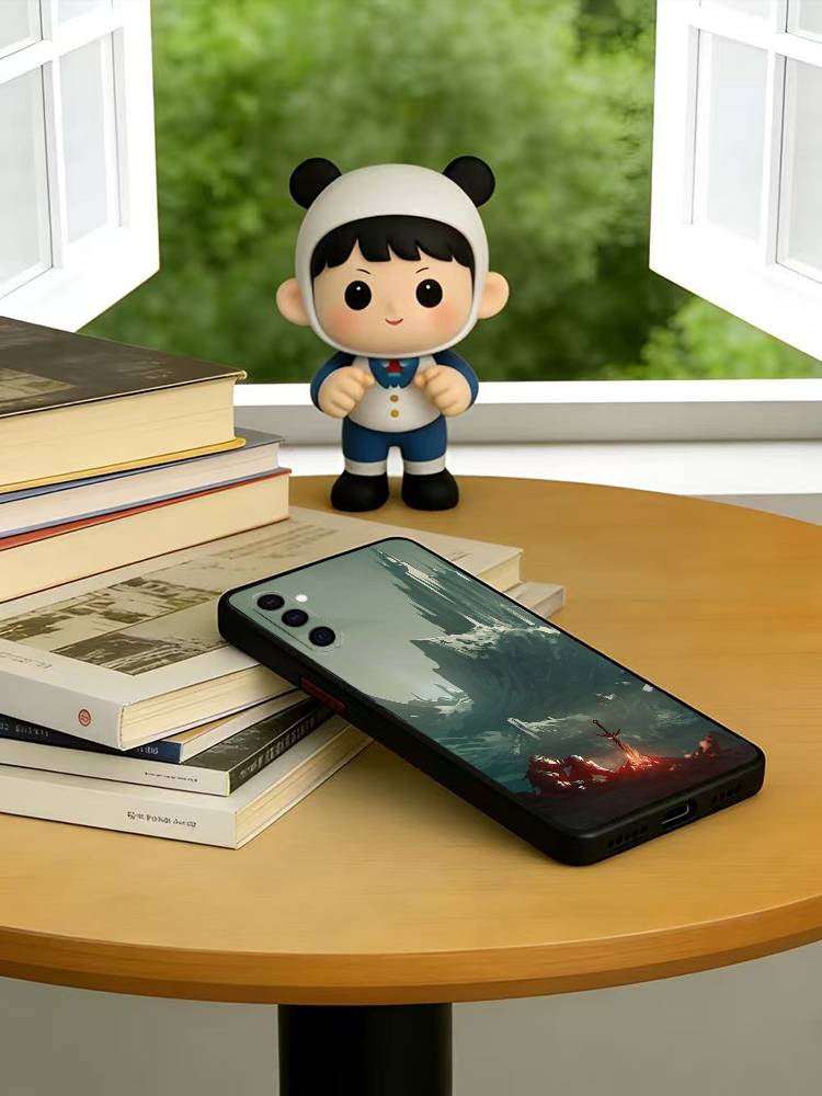 

Video Game Reference Art Phone Case For Samsung Galaxy A73,A72,A71,A70,A53,A52,A51,Others Soft Black Cover Samsung a22 5g