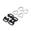 4Pcs Camera Strap Conversion  Metal Triangle Shoulder Strap Connection Buckle Camera Buckle Replacement