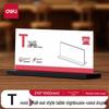 Deli Acrylic T-Shape Table Sign Holder
