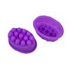 9-Cavity Oval Silicone Massage Soap Mold for DIY Handmade Soap