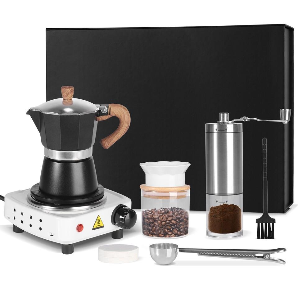 Moka Pot Set Hand Brewed Coffee Set Espresso Maker Coffee Machine Set