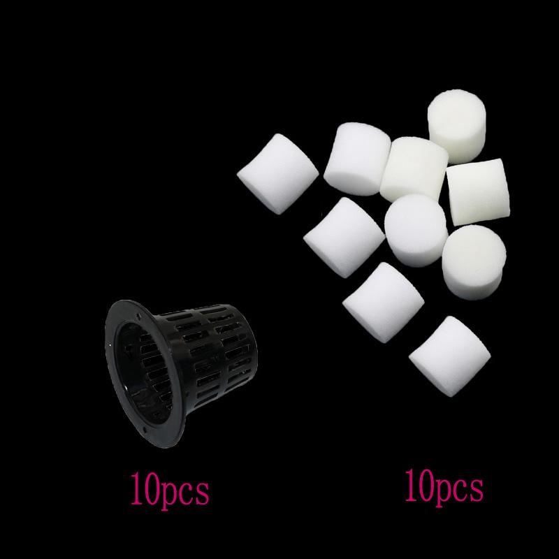10 Pcs Soilless Hydroponic Vegetables Nursery Pots Nursery Sponge Flower Seed Cultivation Soilless Cultivation System Seed Trays