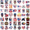 50 Cartoon Puerto Rico Graffiti Stickers Decorative Guitar Notebook Suitcase DIY Waterproof