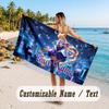 Custom Name Large Beach Towel,Sailor Moon Quick Absorbent Towel For Outdoor Travel Poolside