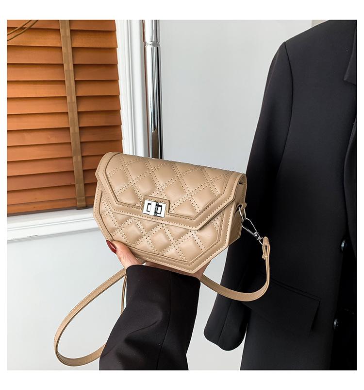 

Сумка-седло Design sense в стиле ретро 2024 года, модная новая тенденция моды, универсальная сумка-мессенджер для поездок на работу, контрастного цвета хаки