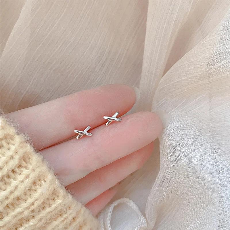 56 Types 925 Silver Zircon Puzzle Star Animal Geometric Stud Earrings for Women Fine Jewelry Minimalist Accessories