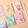 Lot de 4 Mini Carnets Mignons Dessins Animés 64K pour Enfants Étudiants Papier Lisse Portable Stylo Lisse Journal Prix Scolaires Et Cadeaux de Fête