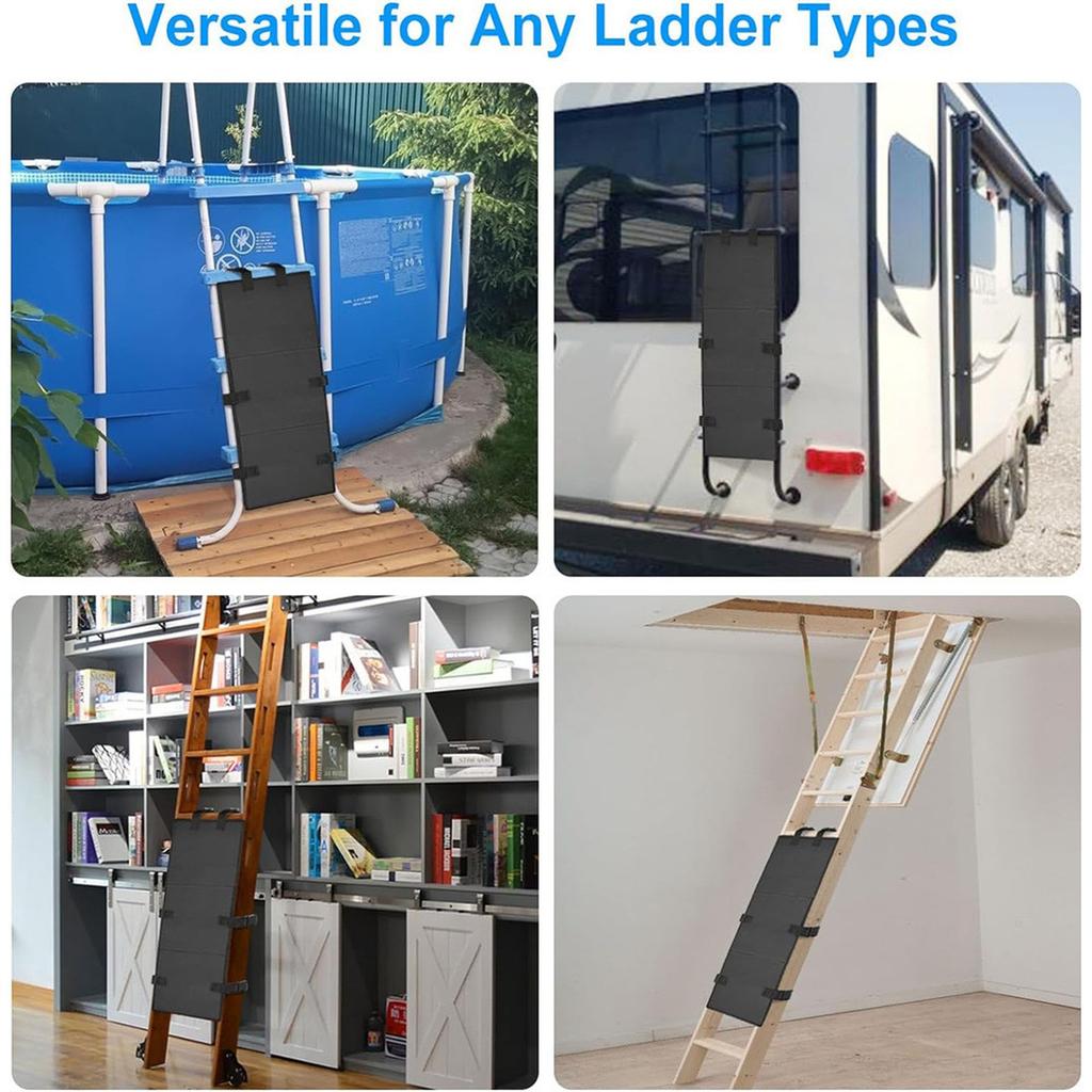 Bunk Bed Ladder Cover Ladder Guard Pad Step Covers With Safety Buckles Prevent Kids From Climbing Ladders Foldable Plate For