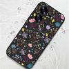 Small Flowers Print Lanyard Case For Xiaomi Poco X6 X5 F6 14T 13T Pro Redmi Note 13 14 4G 12 13 14 Pro Plus 5G TPU Phone Cover