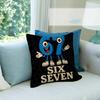 Cartoon Sechs Sieben Kissen Kissenbezug Kissenbezug Wohnzimmer Sofa Heimdeko Individuell