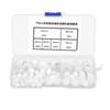 70pcs Kit Nylon Acorn Nut Black Metric Size Cap Nuts Dome Head Inner Threaded Dome Nuts Protection Applications