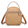 Women's PU Shoulder Bag Multi-compartment Double-use Handbag Soft Leather Crossbody Bag