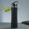 600ml Isolierte Edelstahl-Wasserflasche (304) mit Strohhalm, Hochwertige Fitness- & Fahrradflasche, Perfektes Geschenk für Männer und Frauen