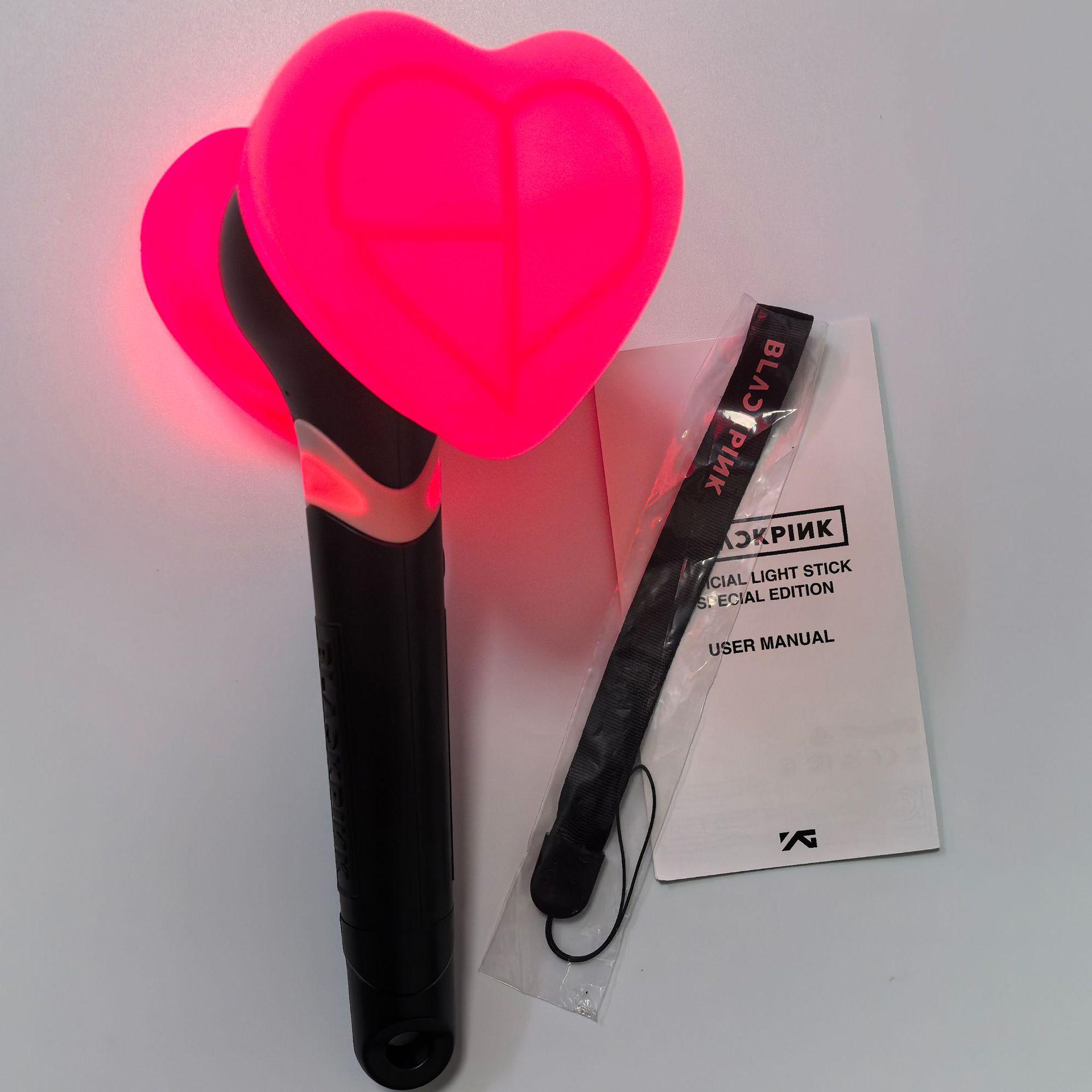 BLACKPINK 4-е поколение Специальное издание Bluetooth лайтстик - Розовый/Черный розовый