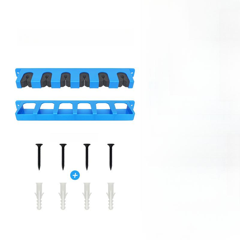 Easy-Install Fishing Rod Wall Rack High-Density Foam Grip Storage for Garage Sports Equipment Rod Holders for Fishing Rods