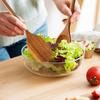 Wooden Utensil Set Nonstick Comfort Grip Wooden Spatula Set Safe Natural Healthy Kitchenware For Mixing Serving Home Family