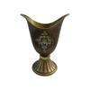 Antique Metal Flower Arrangement Vases Bronze Urn Planter Home Decors With Classical Embossed Pattern Outdoor Indoor Use