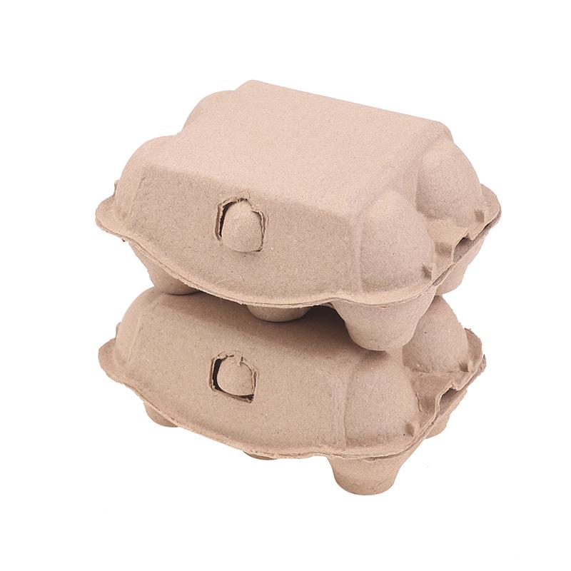 10 Stück Native Eierverpackungsbox Eierablage Zellstoff Eierablage Eierbehälter Erde Eierverpackungsbox Für Familienbauernhof Markt Camping