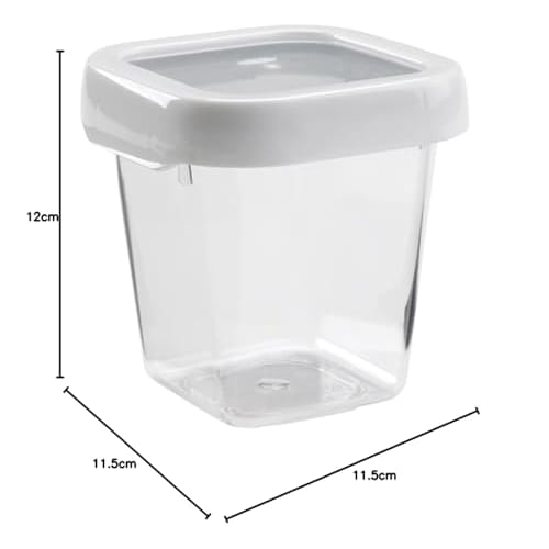 OXO Storage Container, Airtight Lock Top, 0.6L, Small, Square
