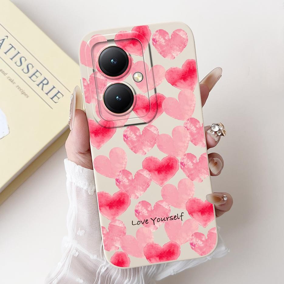 Für Xiaomi Redmi 13C 5G Hülle Luxus Blumen Cartoon Hülle Weiche TPU Matte Handyhülle Für Xiaomi Redmi 13R Redmi13C 5G Fundas Taschen