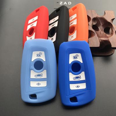 ZAD Silicone Car Key Cover Case Fob Shell Skin Wallet Hood for BMW F10 F20 F30 Z4 X1 X3 X4 M1 M2 M3 E90 1 2 3 5 7 SERIES Keyless