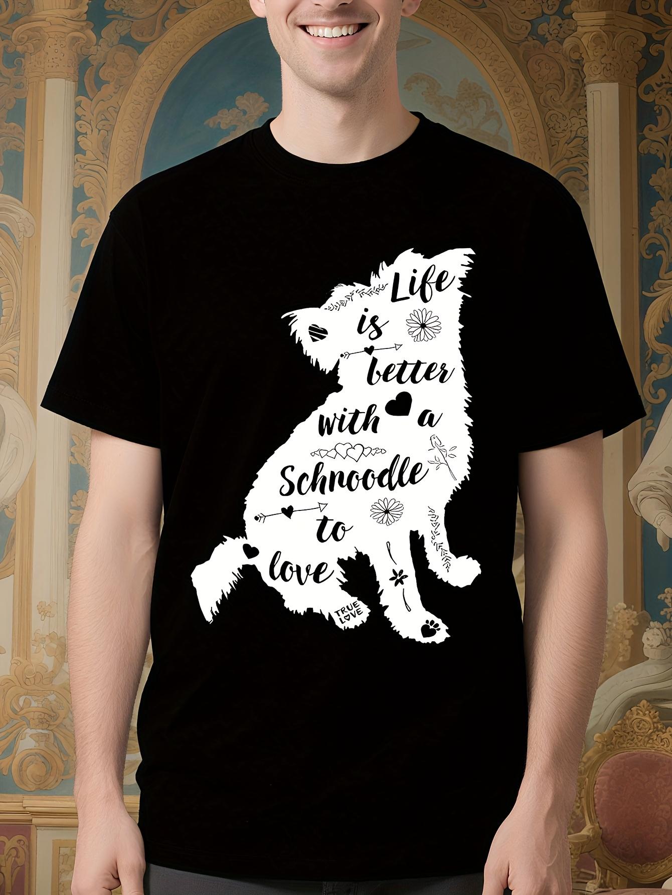 Schnoodle Shirt Design for Schnoodle Dog Lovers Unisex T-... XXXXL