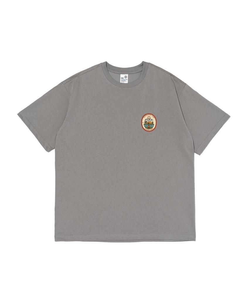 Wogseuaenko Outdoor Natural Short Sleeve T-Shirt (Gray)
