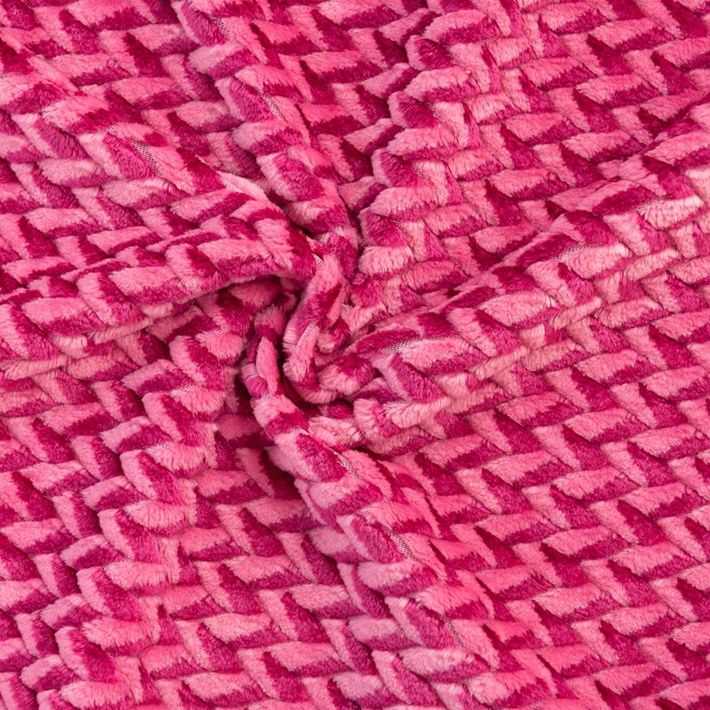 Jacquard Cationic Flannel Double-Layer Air Conditioning Nap Blanket