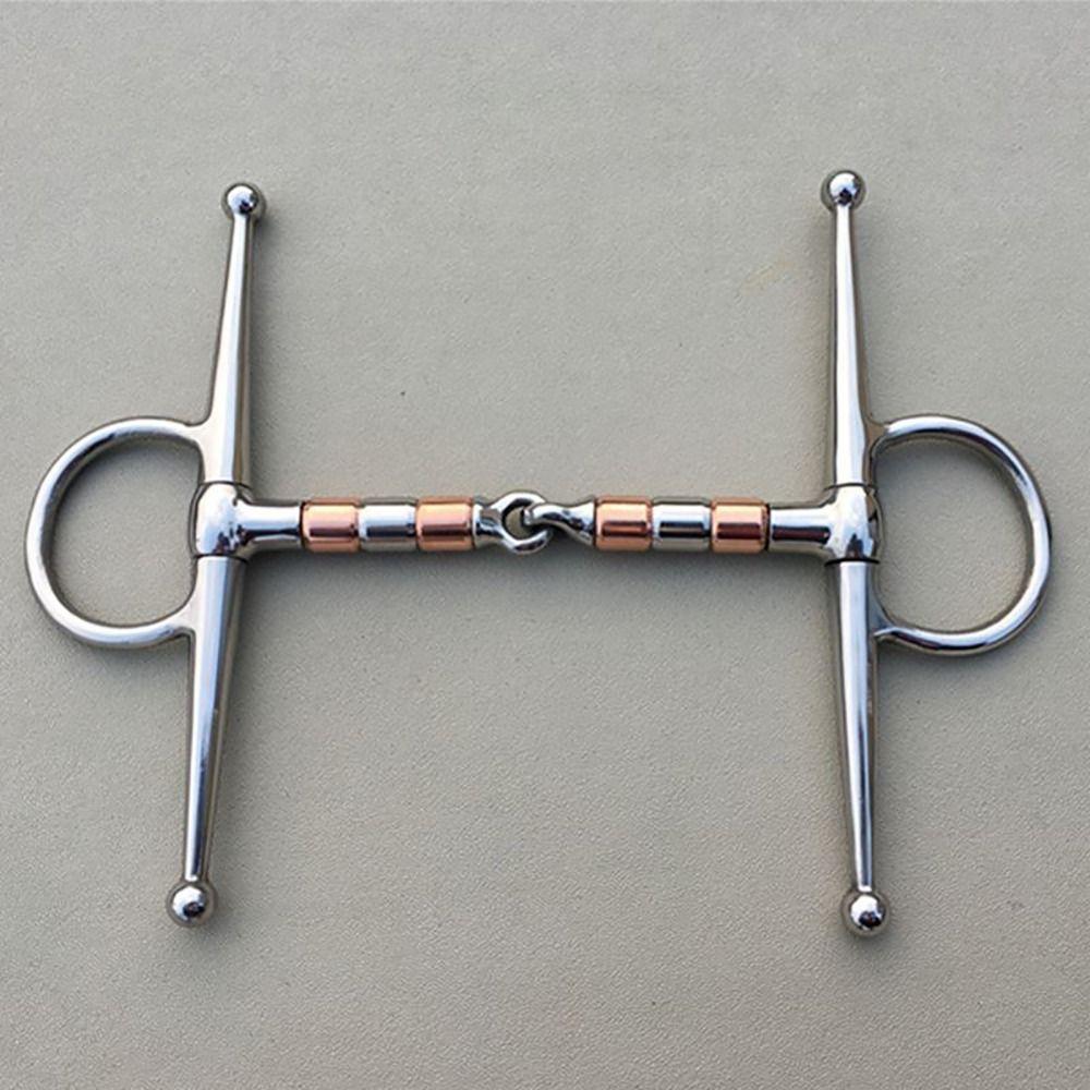 1Pcs H Shape Horse Bit Stainless Steel Horse Snaffle Stallion Training Bit  Equestrian Equipment