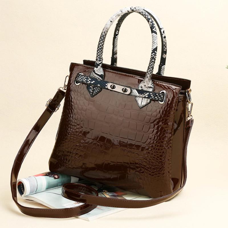 SCIONE Borse Borsa a tracolla di grande capacità con tracolla in pelle modello moda