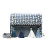 Style Woven Mini Shoulder Bag With Chain Strap For Casual Travel