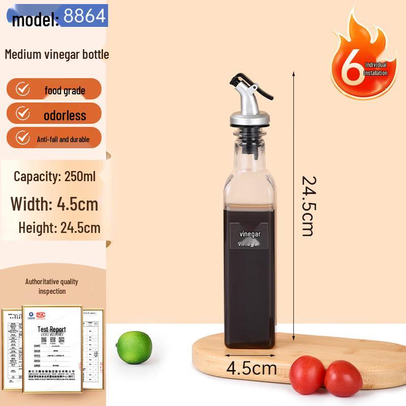 Qīwēi Commercial Plastic Oil and Vinegar Dispenser