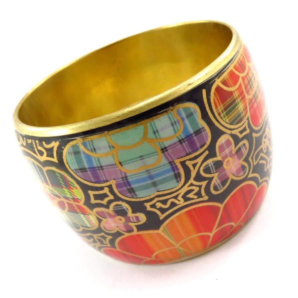 Les Trésors De Lily [J6854] - Brățară de designer 'Bohemian Rhapsody' tutti frutti aurie