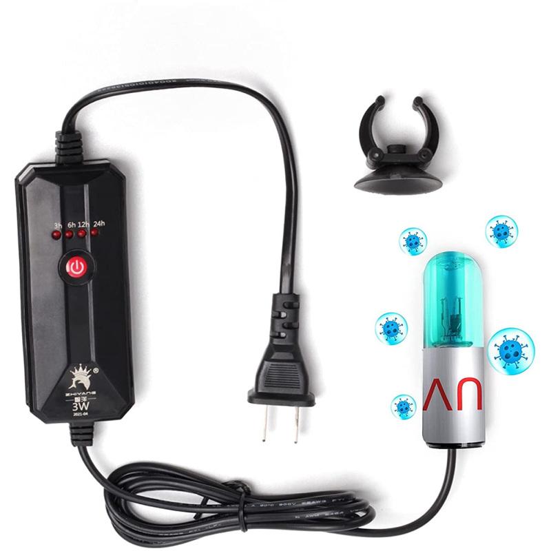Mini Aquarium Ultraviolet Lamp Algae Removal Home Amphibious Aquarium Water Clean Lamp For Fish