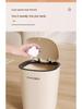 2024 New Style Large Capacity Trash Can with Push Lid for Living Room, Bathroom, Kitchen, and Toilet