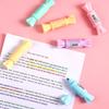 6pcs Double-headed Pastel Fluorescent Markers Candy Highlighters for Highlighting & Drawing Stationery School A7421