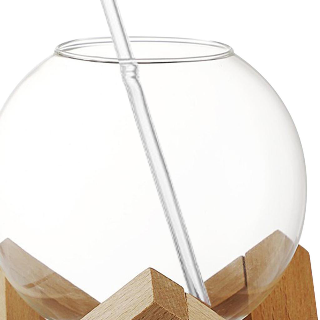 Skleněný koktejlový pohár Kulatá křišťálová koule Barware dárek s stojanem ve tvaru whisky pro