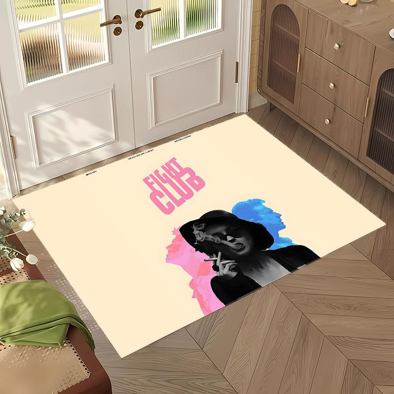Fight Club (1) Office Rug Elegant Floor Rug for Office Living Room Bedroom and Indoor Home Spaces
